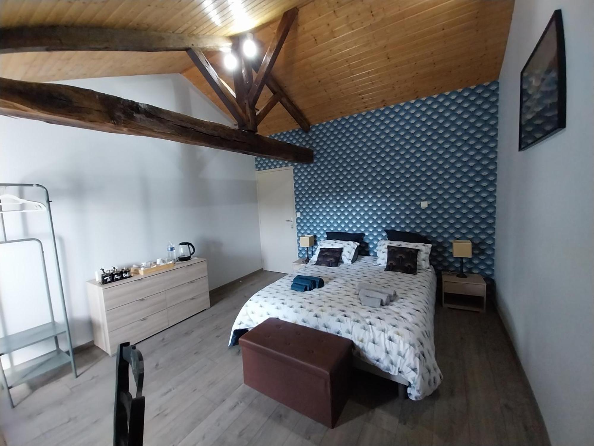 Au Granit Bleu Bed and Breakfast Faye-l'Abbesse Buitenkant foto